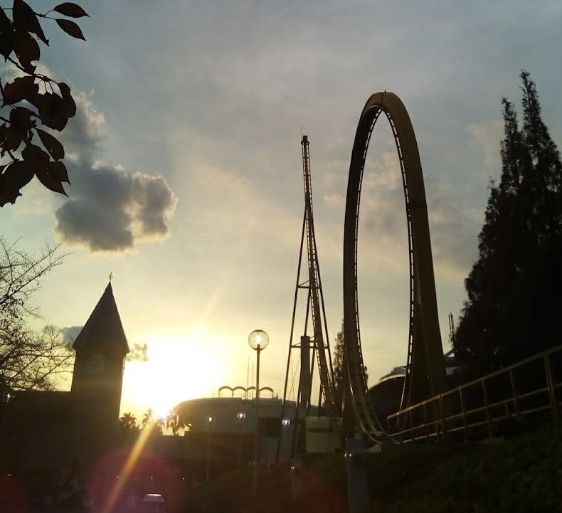 ナガシマスパーランド ローラーコースター全景